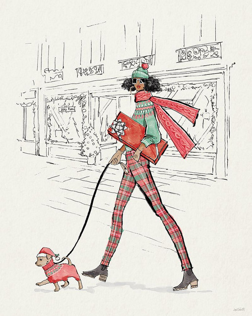 Holiday Fashionistas III Poster Print - Anne Tavoletti