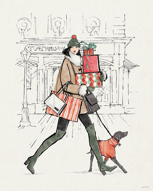 Holiday Fashionistas IV Poster Print - Anne Tavoletti