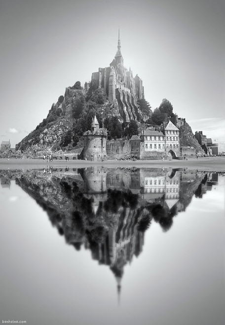 Mont Saint Michel - 2 Poster Print - Ben Heine
