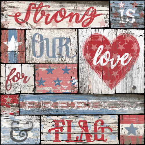 Our Patriotic Love Poster Print - Licensing Studio Art