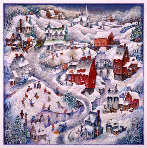 Winter In Vermont Poster Print - Bill Bell
