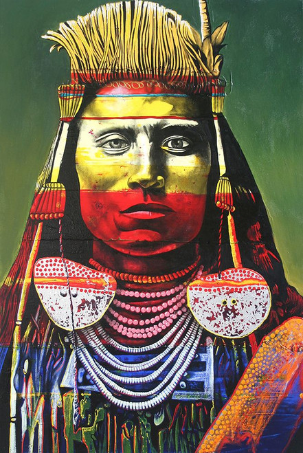 Indian Chief Poster Print - Graeme Stevenson
