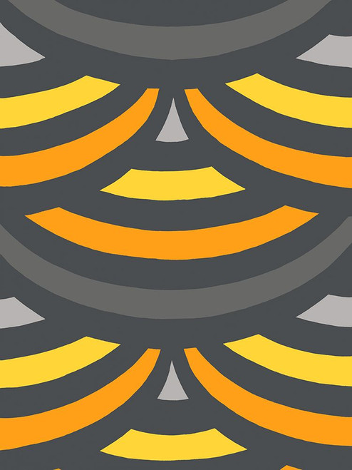 Monochrome Patterns 2 in Yellow Poster Print - Studio NM