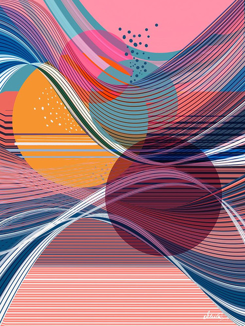Ephemeral Waves Poster Print - Ishita Banerjee