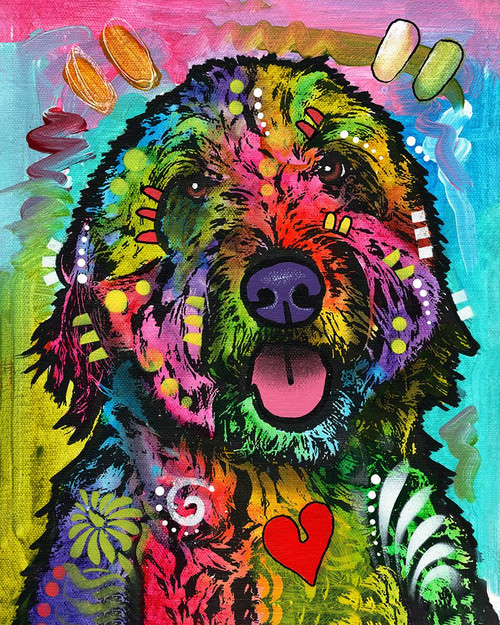 Golden Doodle Poster Print - Dean Russo