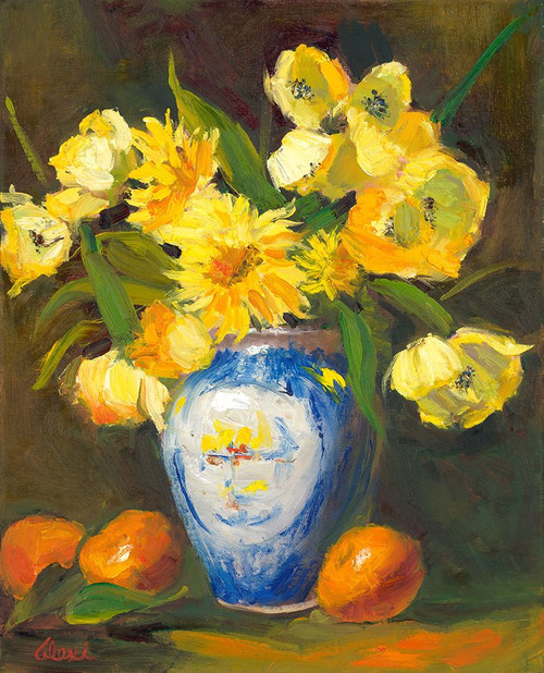 Butter Petals Poster Print - Alexi Fine