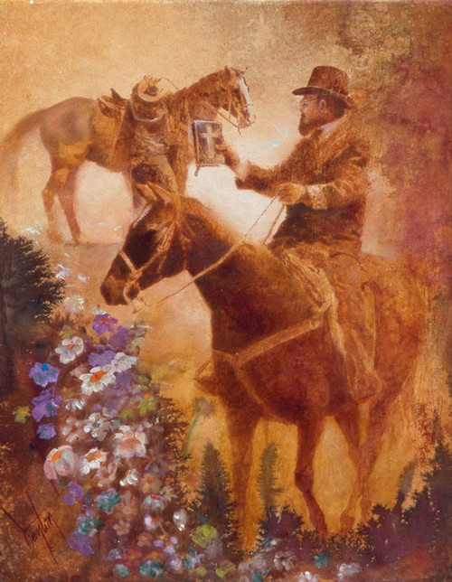 The Country Preacher Poster Print - Denton Lund