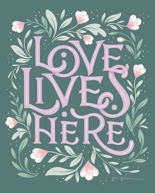 Love Lives Here III Poster Print - Gia Graham