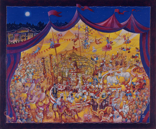 Under The Big Top Poster Print - Bill Bell