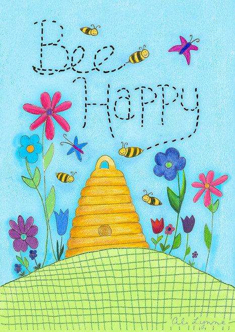 Bee Happy Poster Print - Ali Lynne