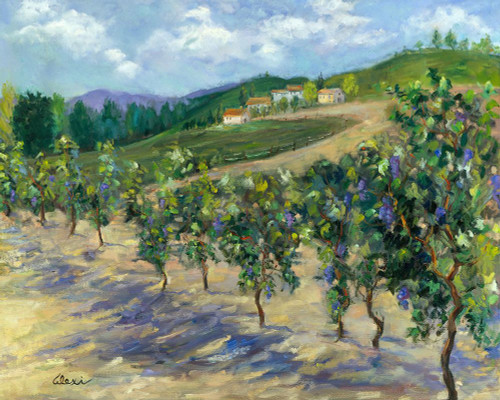 Hillside Orchard Poster Print - Alexi Fine