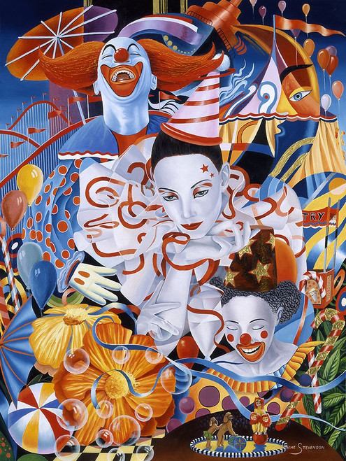 Be A Clown Poster Print - Graeme Stevenson