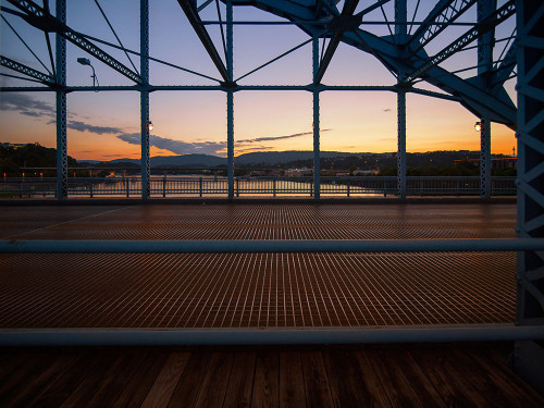 Market Bridge Afternoon 1 Poster Print - Rachel Lee