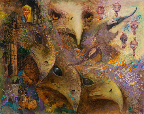 The Crowded Sky Poster Print - Denton Lund