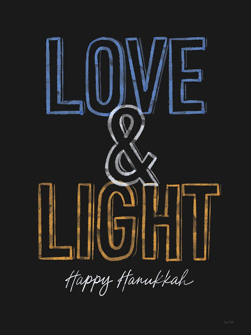 Love And Light Hanukkah Poster Print - Fenway House