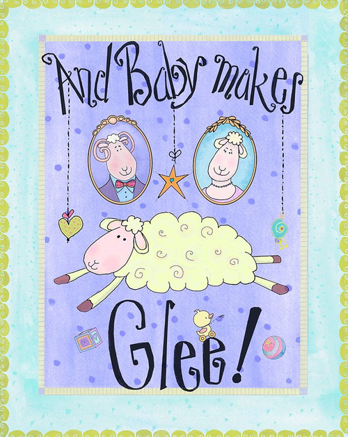 Baby Makes Glee Poster Print - Ali Lynne