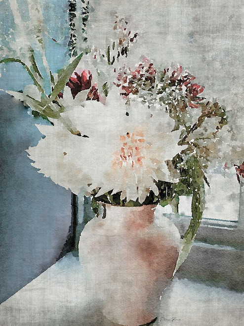 Watercolor Vase 1 Poster Print - Denise Brown