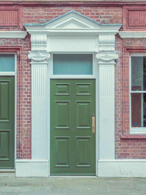Wooden door on old building in london Poster Print - Assaf Frank