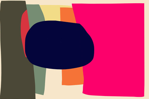 Geometric Shapes Composition IV Poster Print - Irena Orlov