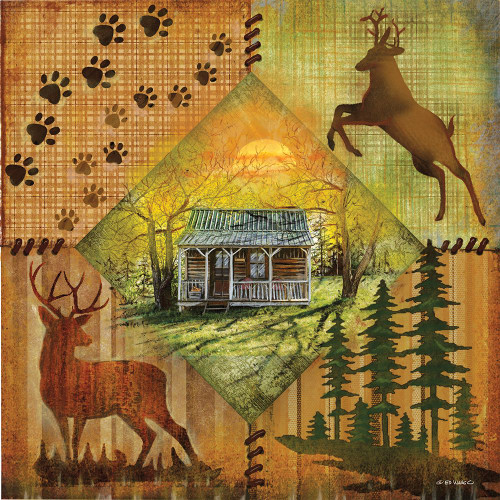 Deer in the Woods Poster Print - Ed Wargo