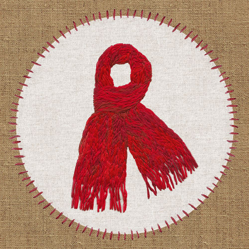 Winter Scarf Poster Print - Studio SEA