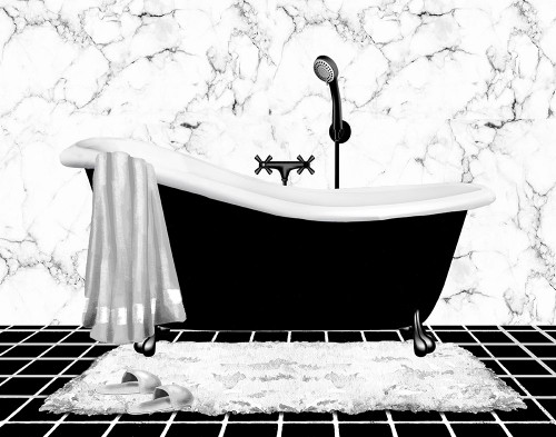 Modern Bath I Poster Print - Conrad Knutsen