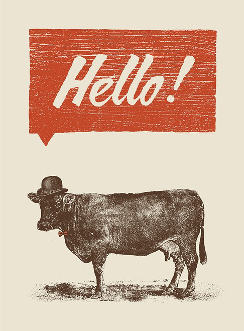 Hello Poster Print - Florent Bodart
