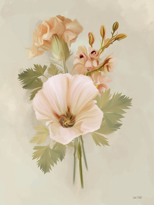 Peach Carnations I Poster Print - Fenway House