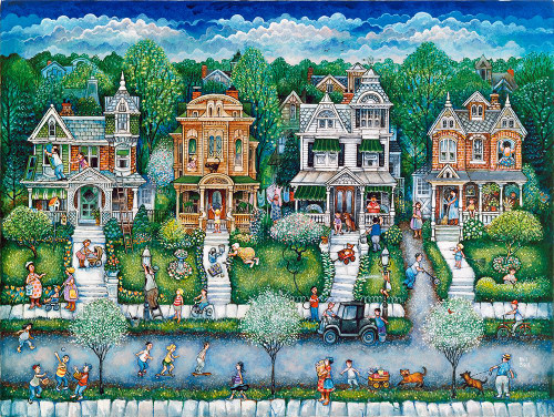 Dandelion Days Poster Print - Bill Bell