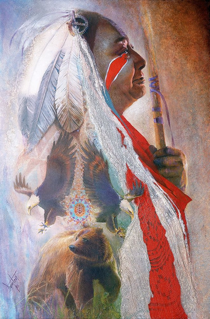 The Spirit Of Eagle Baer Poster Print - Denton Lund