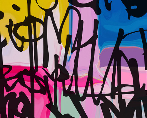 Abstract Graffiti III Poster Print - Irena Orlov