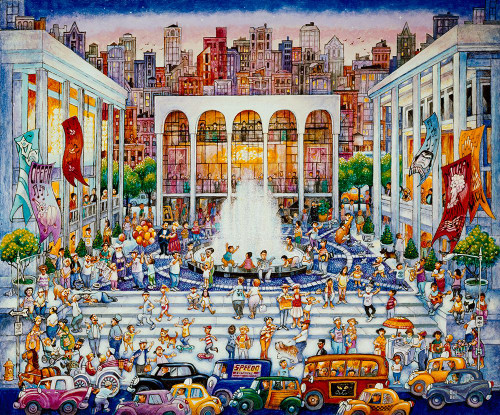 Lincoln Center Poster Print - Bill Bell