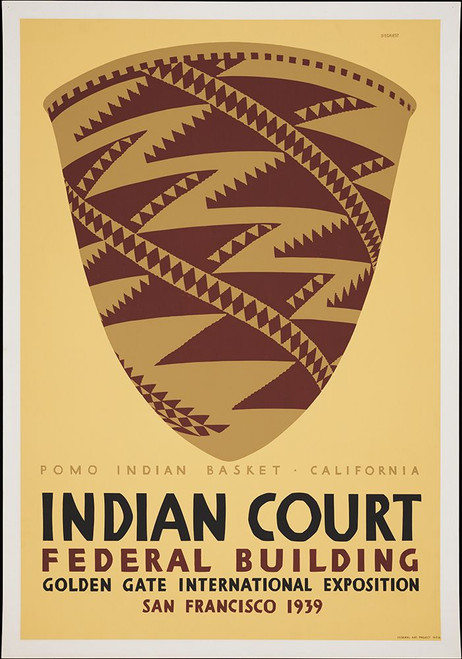San Francisco-1939-Pomo Indian California Poster Print - Fair Posters Worlds