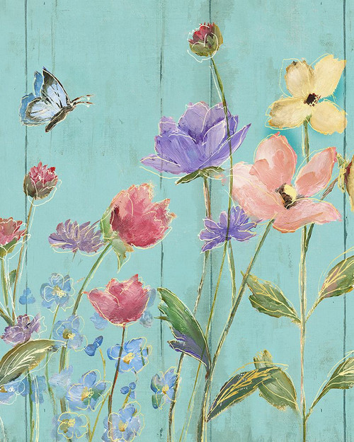 Wildflower Flutter III Poster Print - Nan