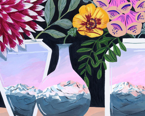 Alpenglow Poster Print - Sarah Gesek