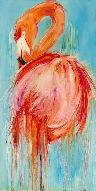 Flamingo Pose Poster Print - Kathleen Broaderick
