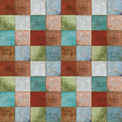 North Woods Color Blocks Poster Print - Licensing Studio Art