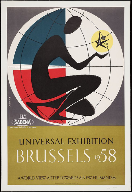 Brussels-1958 Poster Print - Fair Posters Worlds