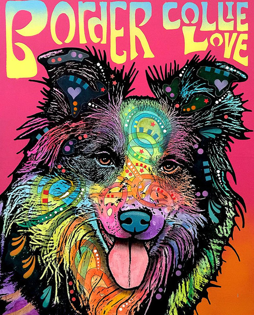 Border Collie Luv Poster Print - Russo Collection Dean