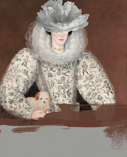 Portrait of a Lady, With a Touch of Modern Poster Print - Irena Orlov