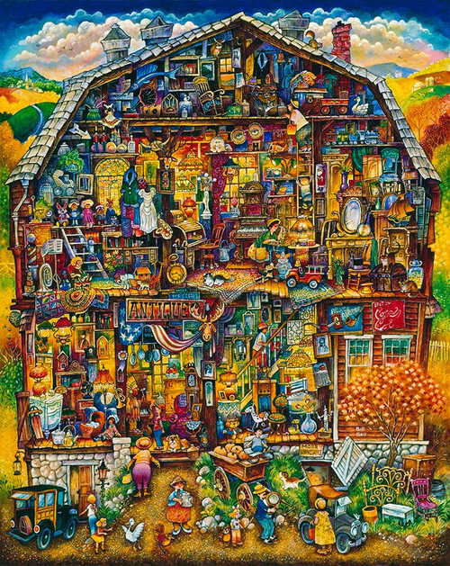 The Antique Barn Poster Print - Bill Bell