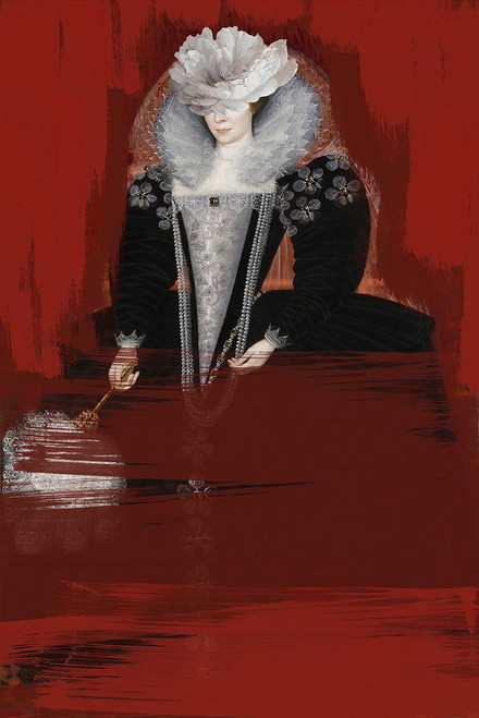 Lady in Black, With a Touch of Modern Poster Print - Irena Orlov