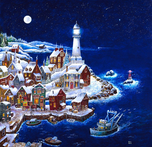 Night Light Poster Print - Bill Bell