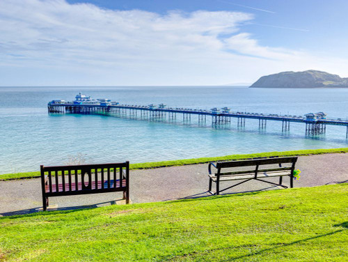 Llandudno Pier, North wales Poster Print - Assaf Frank
