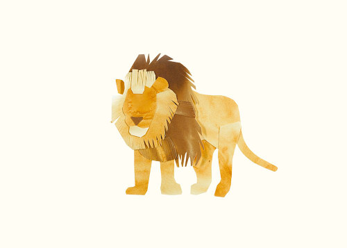 Lion Poster Print - Brenna Harvey