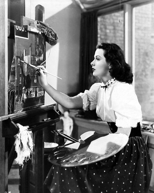 Hedy Lamarr, Dishonored Lady Poster Print - Hollywood Archive Vintage