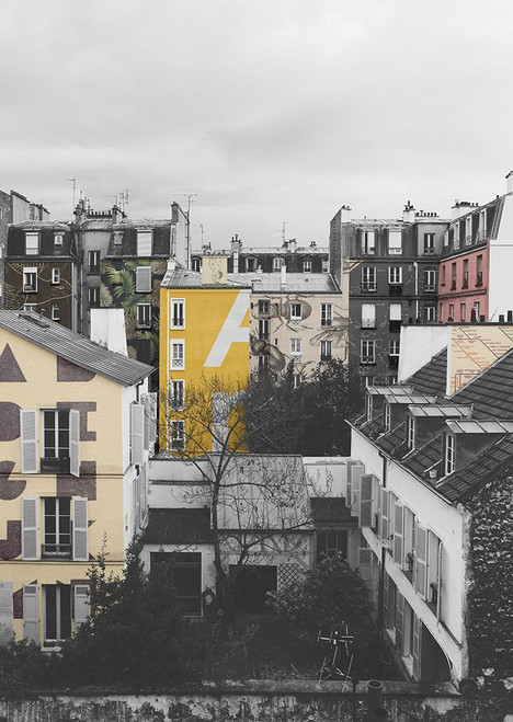 Paris Tags Poster Print - Florent Bodart