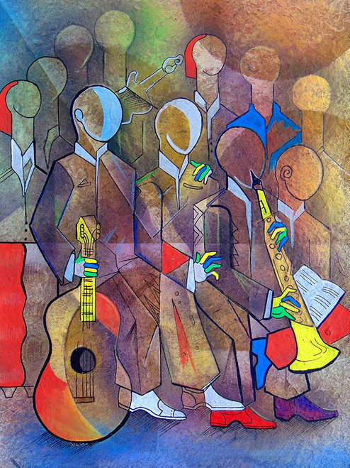 JazzBand Poster Print - Ricardo Maya