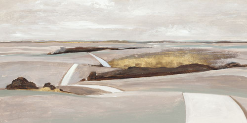 Beige Horizons Poster Print - Q Jacob