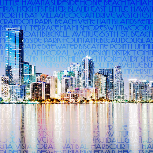 Miami Vibe Poster Print - ArtLab GI